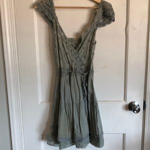 Sea Foam Lace Festival Dress